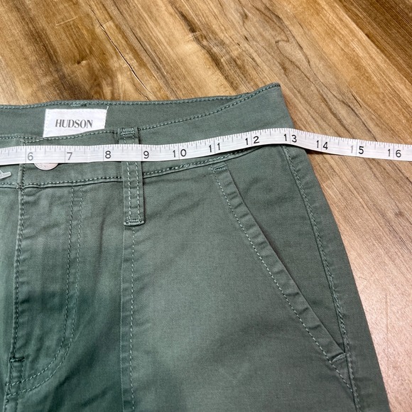 Hudson Jeans Women's Rosalie Cargo Pants Olive Green Size 24 Wide Leg Utility Po - Picture 7 of 9